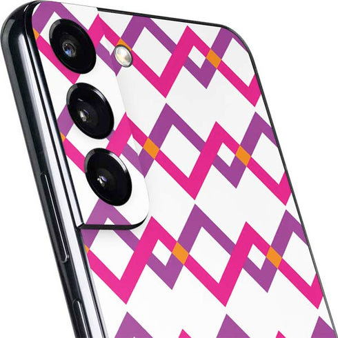 Chevron White Out Galaxy S22 Skin